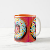 アーポップ・アートのト・ドーナツ ツートーンマグカップ (正面右)