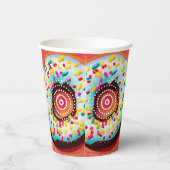 アーポップ・アートのト・ドーナツ 紙コップ (右)