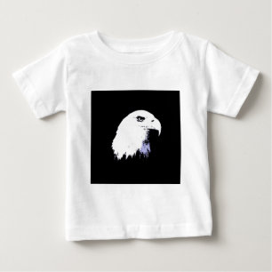 アーポップ・アートのト・バルド・イーグル ベビーTシャツ
