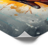 アーポップ・アートのト・ブッダ・バスト ポスター (角)