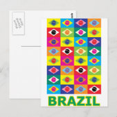 アーポップ・アートのト・ブラジル ポストカード (正面/裏面)