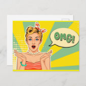 アーポップ・アートのト ポストカード (正面/裏面)