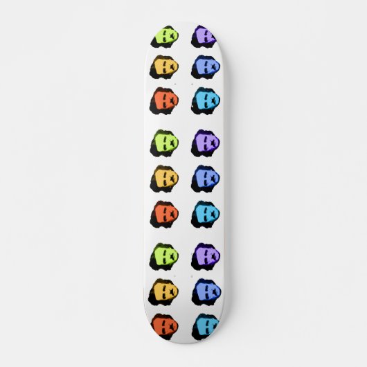 アーポップ・アートのト・ポー スケートボード (正面)