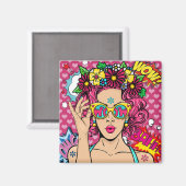 アーポップ・アートのト マグネット (正面/裏面)