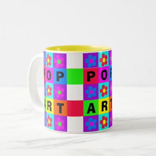 「アーポップ・アートのト」マグ ツートーンマグカップ (正面左)