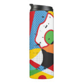 アーポップ・アートのト、ミニマ鮮やかリズム。 タンブラー (回転右)