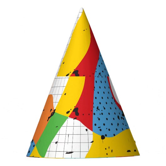 アーポップ・アートのト、ミニマ鮮やかリズム。 パーティーハット (正面)