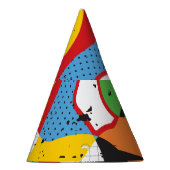 アーポップ・アートのト、ミニマ鮮やかリズム。 パーティーハット (右)