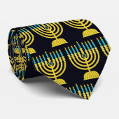 アーポップ・アートのト(ユダヤ教)メノラー ネクタイ (ロール)