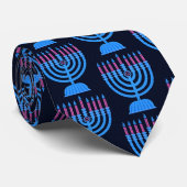 アーポップ・アートのト(ユダヤ教)メノラー ネクタイ (ロール)