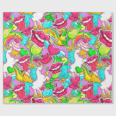 アーポップ・アートのト ラッピングペーパー (フラット)