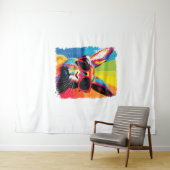 アーポップ・アートのト・ラビット タペストリー (インサイチュ(横))