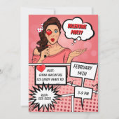 アーポップ・アートのト・ヴァレンティネス・デイパーティー 招待状 (正面)