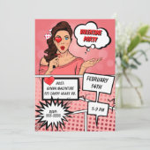 アーポップ・アートのト・ヴァレンティネス・デイパーティー 招待状 (スタンド正面)