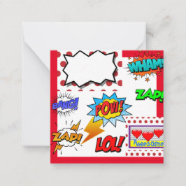 アーポップ・アートのト、漫画 ノートカード