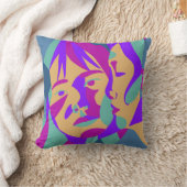 アーポップ・アートのト | 2人の女性 |明るい |装飾用クッション クッション (ブランケット)
