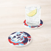 アーポップ・アートのトJFKジョン・F・ケネディ・レッド・ブルー コースター (側面)