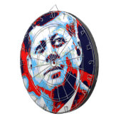 アーポップ・アートのトJFKジョン・F・ケネディ・レッド・ブルー ダーツボード (正面右)