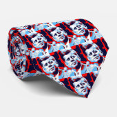 アーポップ・アートのトJFKジョン・F・ケネディ・レッド・ブルー ネクタイ (ロール)