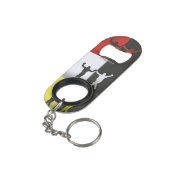 アーポップ・アートのトno.1 byイェシャヤ・ダンク – ユニティ&調和 キーホルダー栓抜き (裏面アングル)