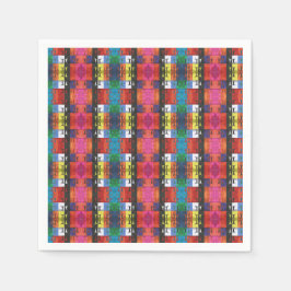 アーポップ・アートのトno.1 byイェシャヤ・ダンク – ユニティ&調和 スタンダードカクテルナプキン