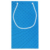 アーポップ・アートのトOMG!オン・ブルー スモールペーパーバッグ (裏面)