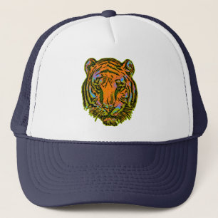 アーポップ・アートのトTIGER HEAD +あなたのバックガー。&アイディア キャップ