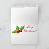 アーマデール城 – クランドナルド/マクドナルドのクリスマス シーズンカード (内部)