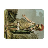 アーマーのアキレス、アウリの「イフィゲニア」の衣装 マグネット (横)