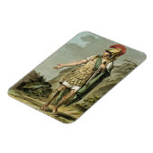 アーマーのアキレス、アウリの「イフィゲニア」の衣装 マグネット (左側)