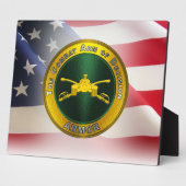 アーマーアーミー退役軍人 フォトプラーク (側面)