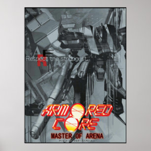 アーマード・コア・マスター・オブ・ザ・アリーナのアートワーク ポスター
