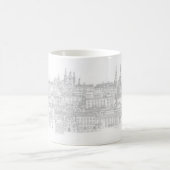 アーマー市街景観図 コーヒーマグカップ (中央)