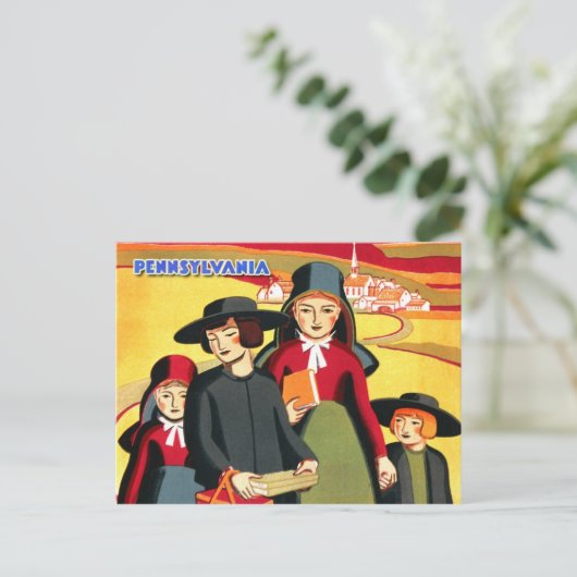 アーミッシュと地方のペンシルベニア ポストカード (スタンド正面)