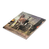 アーミッシュの馬車 タイル (側面)