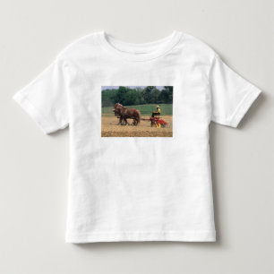 アーミッシュカントリーの農業に従事するシンプルな人々 トドラーTシャツ