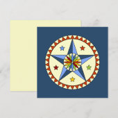 アーミッシュ - ヘックスサイン 星 - グッドラック 1 (正面/裏面)