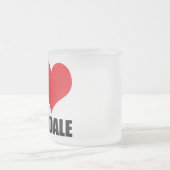 アーミデールが大好き フロストグラスマグカップ (中央)