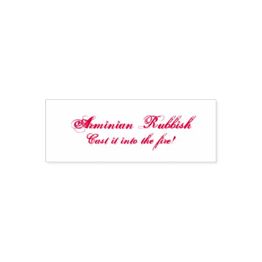 アーミニアンのゴミ – 火に投げ込む! セルフインキングスタンプ (デザイン)