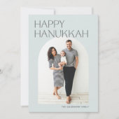 アーミニマルチフォトハヌカホリデーカード シーズンカード (正面)