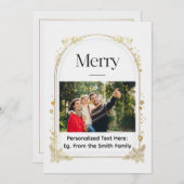 アーミニマルチ「メリー」ホリデーフラットカード前面 シーズンカード (正面/裏面)
