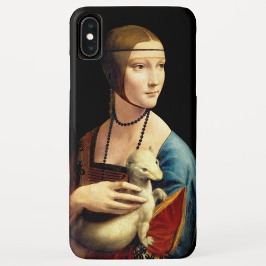 アーミンを持つ女性バイレオナルドダヴィンチ Case-Mate iPhoneケース (裏面)