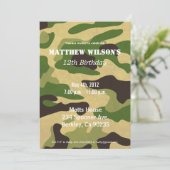 アーミーカモフラージュ 招待状 (スタンド正面)