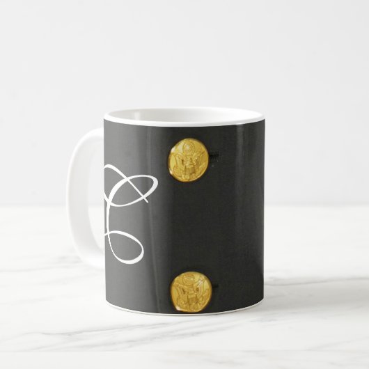 アーミークラスAユニフォーム8オンスのコーヒーカップマグカップ コーヒーマグカップ (正面左)