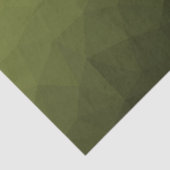 アーミーグリーンオリーブ勾配幾何学的メッシュパターン 薄葉紙 (詳細)