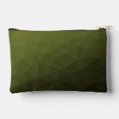アーミーグリーンジオメトリメッシュパターンモノグラム アクセサリーポーチ (裏面)