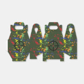 アーミーグリーンペイントボールパーティー(ばちゃばちゃ)跳ねる目標 フェイバーボックス (折り畳みなし)