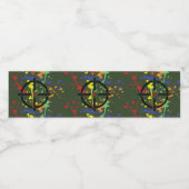 アーミーグリーンペイントボールパーティー(ばちゃばちゃ)跳ねる目標 ペットボトルラベル (シングルラベル)