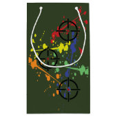 アーミーグリーンペイントボールパーティー スモールペーパーバッグ (裏面)