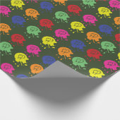 アーミーグリーンペイントボール ラッピングペーパー (角)